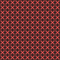 Seamless geometric pattern with interlaced stripes. Background for carpet, textile, wallpaper, wrapping paper. 