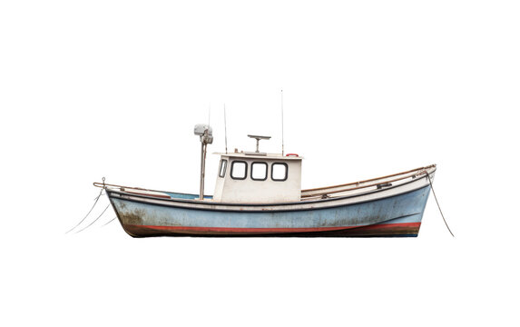 Fishing Boat On Transparent Background