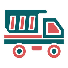 Vector Design Dump Truck Icon Style