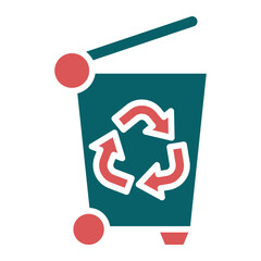 Vector Design Trash Can Icon Style