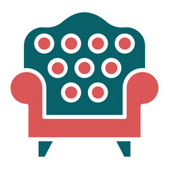 Vector Design Sofa Icon Style