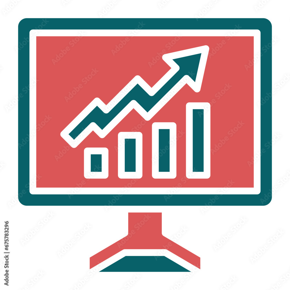 Poster vector design website traffic icon style