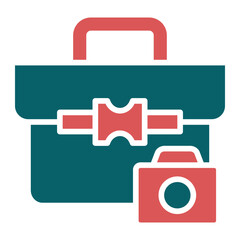 Vector Design Camera Bag Icon Style