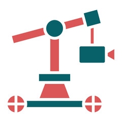 Vector Design Camera Crane Icon Style