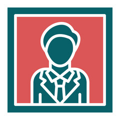 Vector Design Passport Photo Icon Style