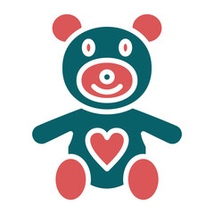 Vector Design Teddy Icon Style
