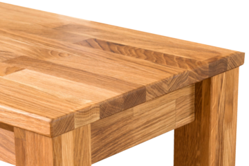 Wooden table elements close view png, isolated object