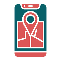 Vector Design Gps Navigation Icon Style