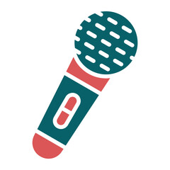 Vector Design Microphone Icon Style