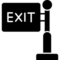 Exit Sign Icon
