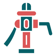 Obraz premium Vector Design Water Pump Icon Style