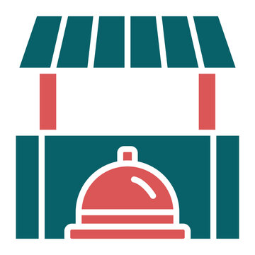 Vector Design Food Cart Icon Style