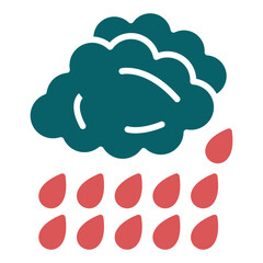 Vector Design Rain Icon Style