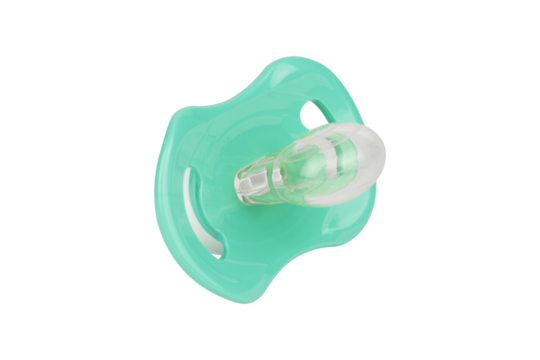 baby pacifier isolated from lantern