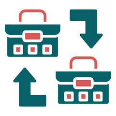 Fototapeta premium Vector Design B2B Icon Style