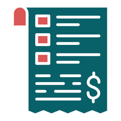 Vector Design Bills Icon Style