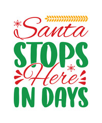 Christmas SVG Design, Colorful design 