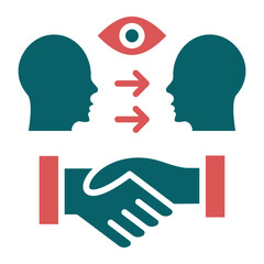 Vector Design First Impression Icon Style