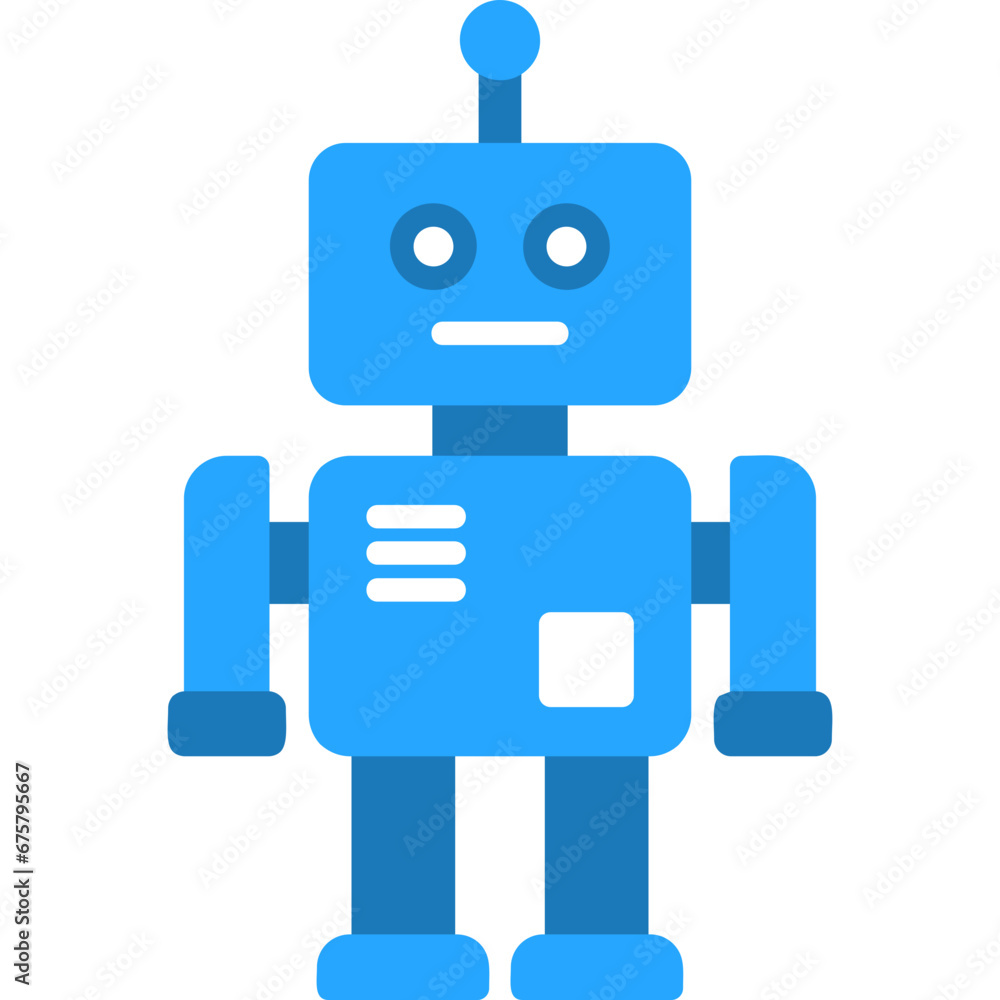 Wall mural Robot Icon