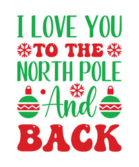 Christmas SVG Design, Colorful design 