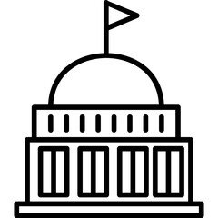 Fototapeta premium Parliament Icon