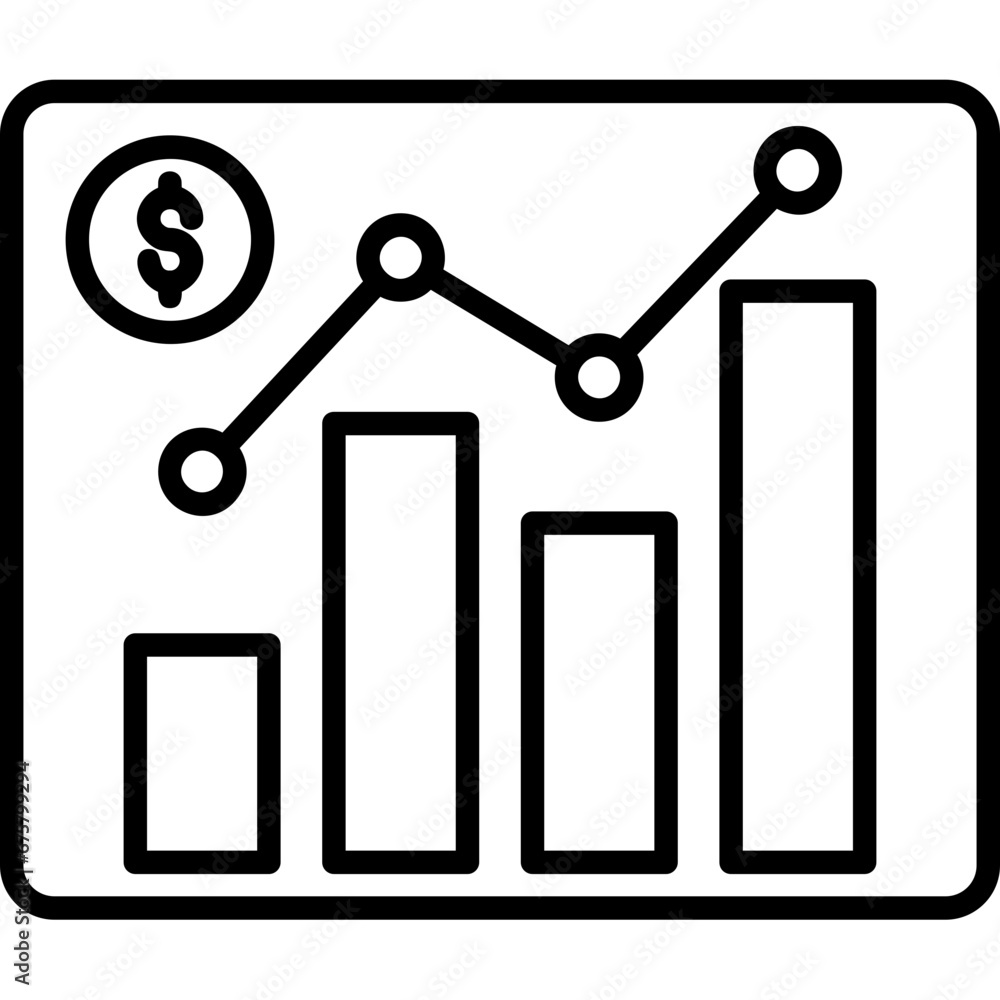 Poster Stock Market Icon