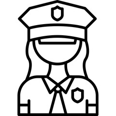 Policewoman Icon