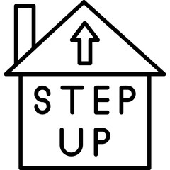 Step Up Icon