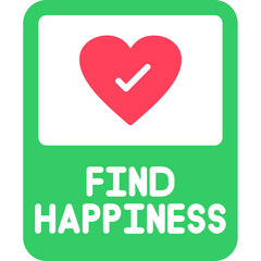 Find Happiness Icon