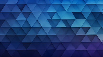 Obraz premium Abstract background wallpaper of gradient dark blue and purple triangles in a geometric pattern.