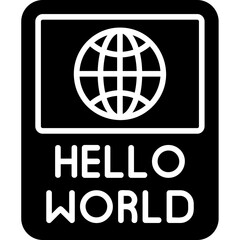 Hello World Icon