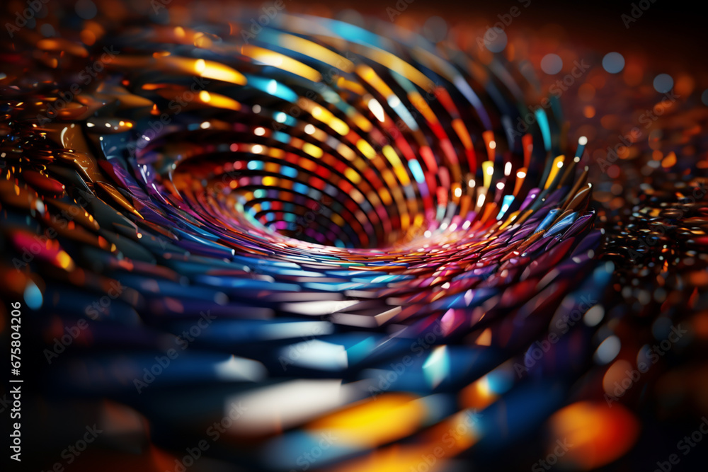Poster Beautiful Abstract colourful modern circle background. Starburst dynamic wave.  