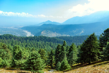 Fototapeta na wymiar landscape in Gulmarg,Jammu and Kashmir India.