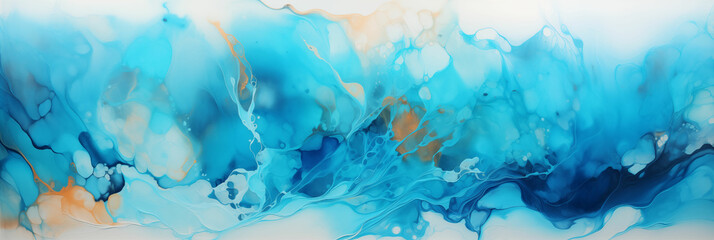 Vibrant Display of Fluid Art Painting in Abstract Style - A Captivating Wallpaper for Art Enthusiasts