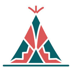 Desert Tipi Icon Style © designing ocean