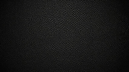 Obraz premium Black Texture Background, A black leather texture with a uniform diamond pattern