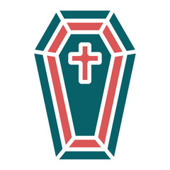Obraz premium Coffin Icon Style