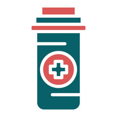 Fototapeta premium Antibiotic Icon Style