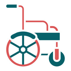 Automatic Wheelchair Icon Style