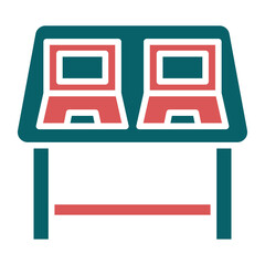 Co Work Space Icon Style