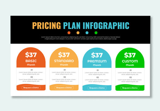 Pricing Plan Infographic Template