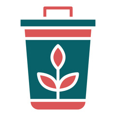 Plant Trash Icon Style