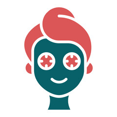 Spa Eye Treatment Icon Style