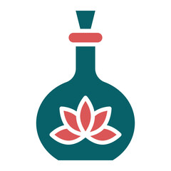 Body Massage Oil Icon Style