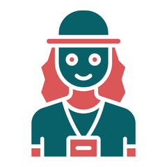 Tour Guide Icon Style