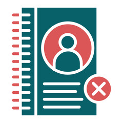 No Contact Icon Style