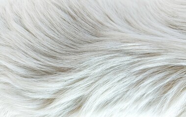 white dog fur texture background
