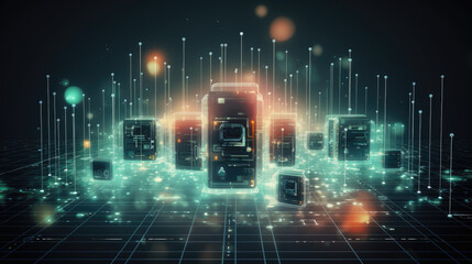 Obraz premium Big Data Transfer in Cloud Computing: A Futuristic Digital Technology Approach