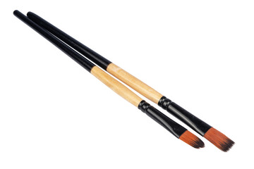 Set of brushes isolated on white background