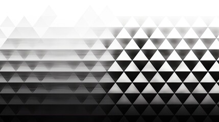 Abstract geometric black and white graphic design print